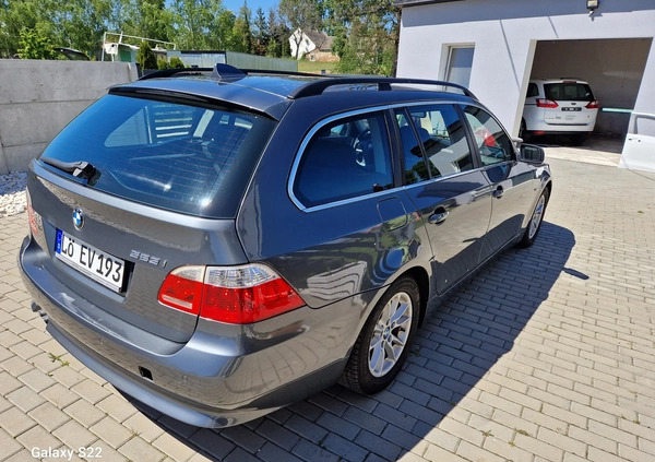 BMW Seria 5 cena 18900 przebieg: 214658, rok produkcji 2007 z Zawiercie małe 191